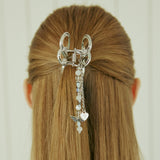 バタフライビーズメタルヘアクルー