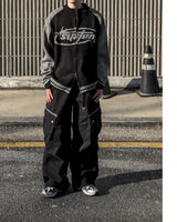 Corel Two-Way Raglan Knit Zip-Up