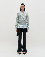 Dot Graphic Windbreaker _ GREY
