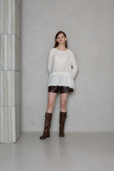 FINE LONG BLOUSE