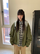 [unisex] ユーインビーツーウェイシャーリングフードフライトジャンパー