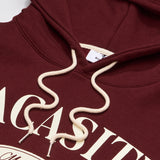 アーチロゴフードTシャツ　ワイン