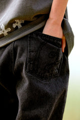 Essential Denim Pants (BLACK)