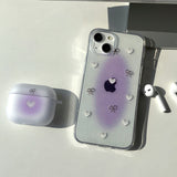 Purple - Cheek to Cheek AirPods Case_matt
