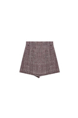 CHERISH TWEED SKIRT PANTS / RED