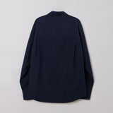 WASHED COTTON SHIRTS DEEP NAVY