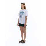 タイポTシャツ Melange Grey