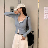 [BELLIDE MADE] Round Rib Slim Fit Cardigan