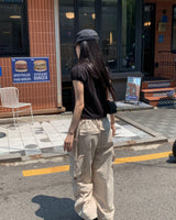 ストリングスナップカーゴパンツ