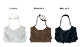 Belted Buckle Cross Double Strap Big Shoulder Bag (3 Colors)