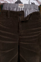 ウォッシュドコーデュロイパンツ /カーキブラウン