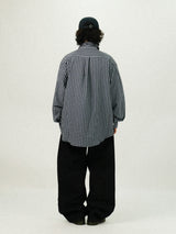 NOF Wrinkle Check Overfit Shirts