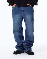 Two tone Panel Jean/Blue