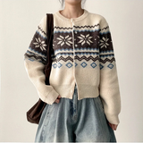Decca Snow Nordic Knit Cardigan