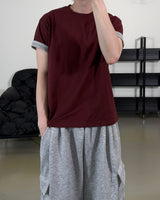 ベルディンロールアップショートスリーブTシャツ