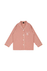 PRS Red Check Pajama Long Pants Set-up