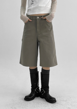 [MADE] Marceau Cotton Carpenter Bermuda Pants