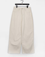 Bino back button Wide cotton pants