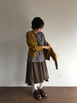 Nadine cutout midi skirt (3color)