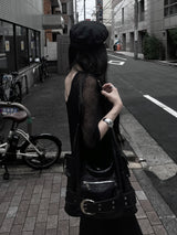 y2k belt motor shoulder bag