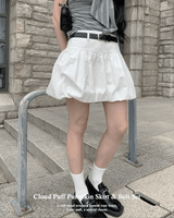 Cloud Puff Pumpkin Mini Balloon Skirt & Belt SET (2 colors)