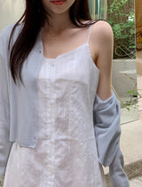DN Pastel Summer Rib Cardigan (5color)