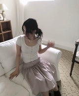 チークドットフレアボタンミディsk