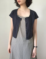 Nina lace pin tuck blouse (2color)