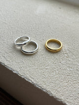 (silver925/18k) 4mm ベイビーリング