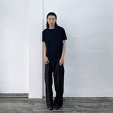 Minimalist Linear Ribbed Shirt