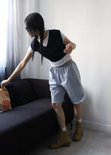 トラックハーフパンツ