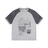 XTT138 Kate Fading Raglan T-Shirt (GRAY)