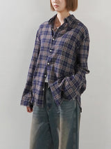 (UNISEX) Kenton Wrinkle Linen Like Shirt