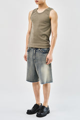 Milky Bermuda Denim Shorts