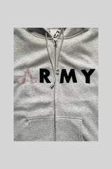 "A"RMY ジップアップフーディー