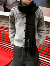 Is mohair Nordic cardigan