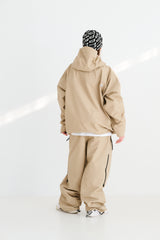 マウンテン3Lシームシーリングワイドベンチレーションパンツ ベージュ
