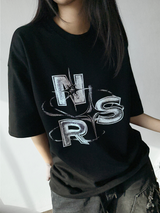 ゴッド ウォー シルバー グラフィック オーバーサイズ Tシャツ 3カラー