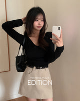 リネンツイストパッドTシャツ
