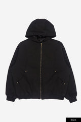 Bluff incision bio hooded zip-up jumper