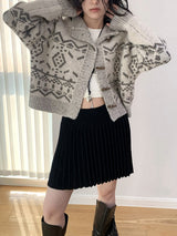 Rage Toggle Nordic Knit Cardigan