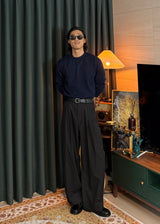 Men's カシミアウォッシャブルラウンドニット 20COLOR