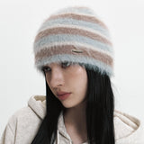 C HAIRY BEANIE_LIGHT BLUE