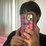 Pink Dachshund Epoxy Phone Case