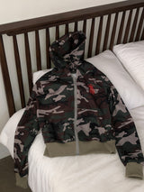 スターカモクロップフーディ(zip-up)