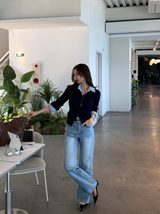 メシーズ 106 ストレート ライトブルー デニム