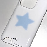 [made] bebe star skyblue phone case (card hard)