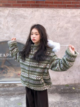 #CR Nordic Boa Fleece Zip-up (3color)