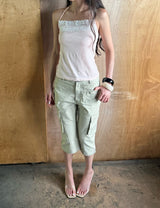 cargo capri pants