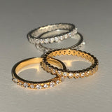 (silver925) ウォータードロップキュービックリング *gold